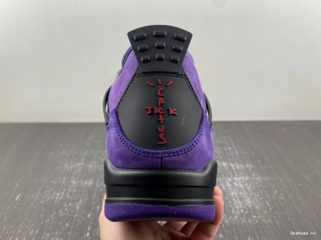 AJ102-100213 JORDAN   4 RETRO PURPLE AIR 1213